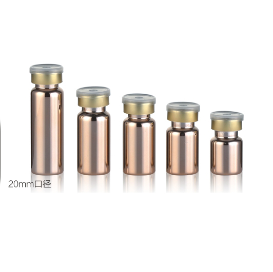 Rolling mouth glass bottle